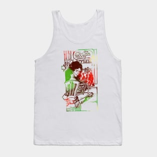 Pulp comic graphic Tank Top